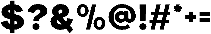 Carteny Black otf (900) Font OTHER CHARS