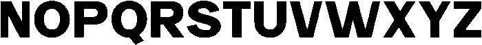 Carteny Black otf (900) Font UPPERCASE
