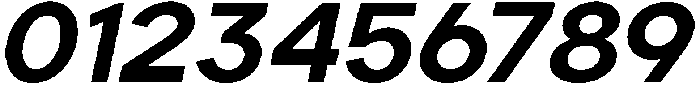 Carteny Bold Italic otf (700) Font OTHER CHARS