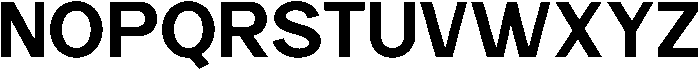 Carteny Bold otf (700) Font UPPERCASE