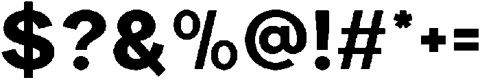 Carteny Extra Bold otf (700) Font OTHER CHARS