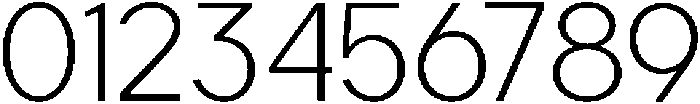 Carteny Extra Light otf (200) Font OTHER CHARS