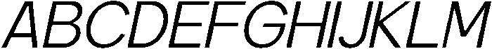 Carteny Light Italic otf (300) Font UPPERCASE