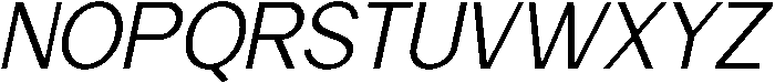 Carteny Light Italic otf (300) Font UPPERCASE