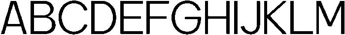 Carteny Light otf (300) Font UPPERCASE
