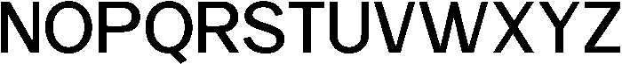 Carteny Medium otf (500) Font UPPERCASE