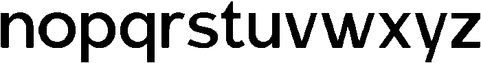 Carteny Medium otf (500) Font LOWERCASE