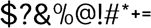 Carteny Regular otf (400) Font OTHER CHARS