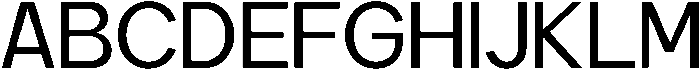 Carteny Regular otf (400) Font UPPERCASE