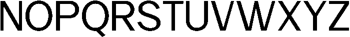 Carteny Regular otf (400) Font UPPERCASE