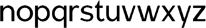 Carteny Regular otf (400) Font LOWERCASE