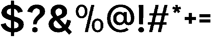 Carteny Semi Bold otf (600) Font OTHER CHARS