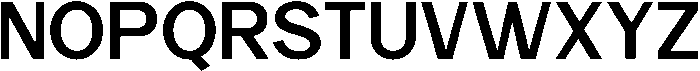 Carteny Semi Bold otf (600) Font UPPERCASE