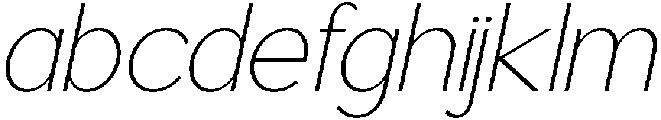 Carteny Thin Italic otf (100) FONT