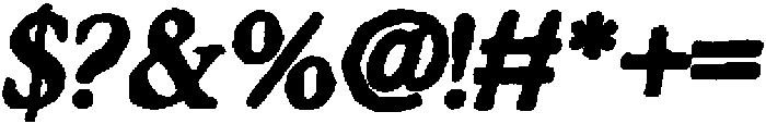 Carterion Graphite Italic otf (400) Font OTHER CHARS
