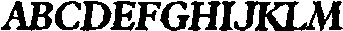 Carterion Graphite Italic otf (400) Font UPPERCASE