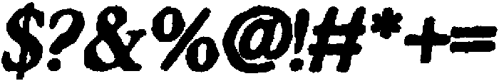 Carterion Wax Italic otf (400) Font OTHER CHARS
