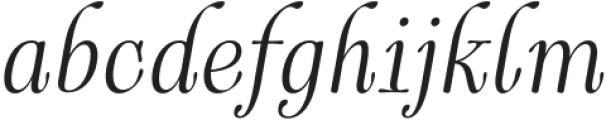 Cartes Cond Light Italic otf (300) Font LOWERCASE