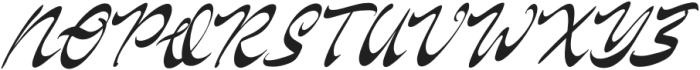 Carthely Edition Italic otf (400) Font UPPERCASE