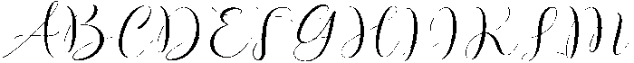 Cartney-Regular otf (400) Font UPPERCASE