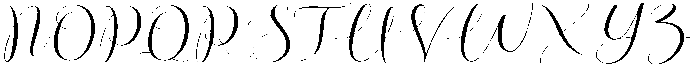 Cartney-Regular otf (400) Font UPPERCASE