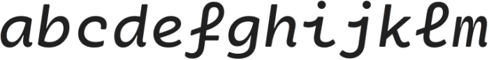 Cartograph CF Regular Italic otf (400) Font LOWERCASE