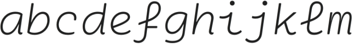 Cartograph CF Thin Italic otf (100) Font LOWERCASE