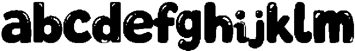 Cartoon Bubble Mint Regular otf (400) FONT