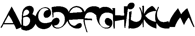 Cartoon Regular otf (400) Font UPPERCASE