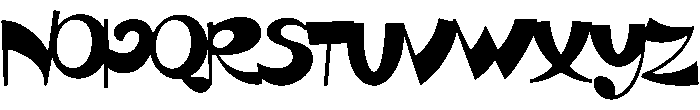Cartoon Regular otf (400) Font UPPERCASE