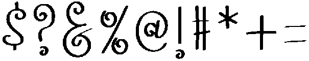 Cartoon Regular otf (400) Font OTHER CHARS
