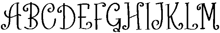 Cartoon Regular otf (400) Font UPPERCASE