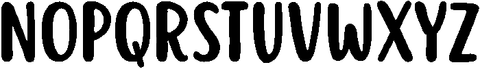 Cartoon Regular otf (400) Font UPPERCASE