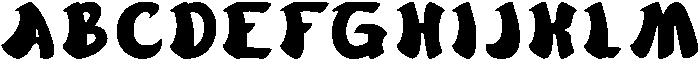 Cartoon otf (400) Font UPPERCASE