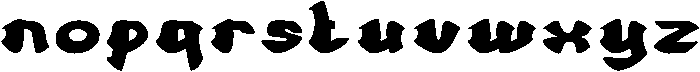 Cartoon otf (400) Font LOWERCASE