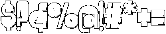 Cartoony Black ttf (900) Font OTHER CHARS