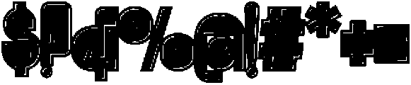 Cartoony Color1 ttf (400) Font OTHER CHARS