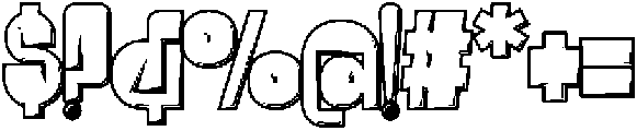 Cartoony Color2 ttf (400) Font OTHER CHARS