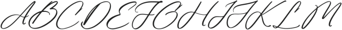 Cartteqa Italic otf (400) Font UPPERCASE