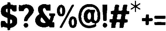 Cartton Bold Regular otf (700) Font OTHER CHARS