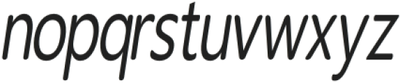 Carval Condensed Italic otf (400) Font LOWERCASE