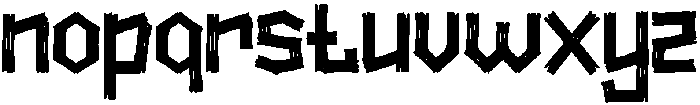 Carved Lines otf (400) Font LOWERCASE