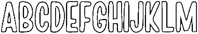 Casa Oliva Maravilla Outline Rg otf (400) Font UPPERCASE
