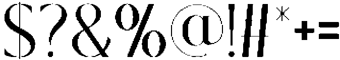 Casagrande Regular otf (400) Font OTHER CHARS
