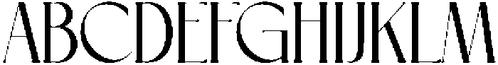 Casagrande Regular otf (400) Font UPPERCASE
