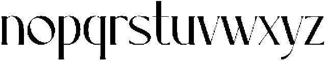 Casagrande Regular otf (400) Font LOWERCASE
