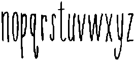 Cascade otf (400) Font LOWERCASE