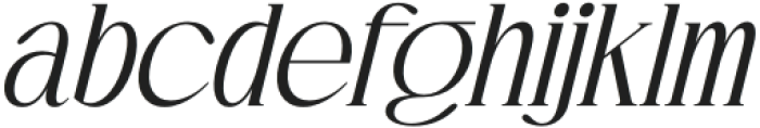 Casftego Italic otf (400) Font LOWERCASE