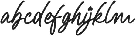 CashmereScript-Regular otf (400) Font LOWERCASE