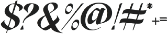 Cashmero Calligraphy otf (400) Font OTHER CHARS